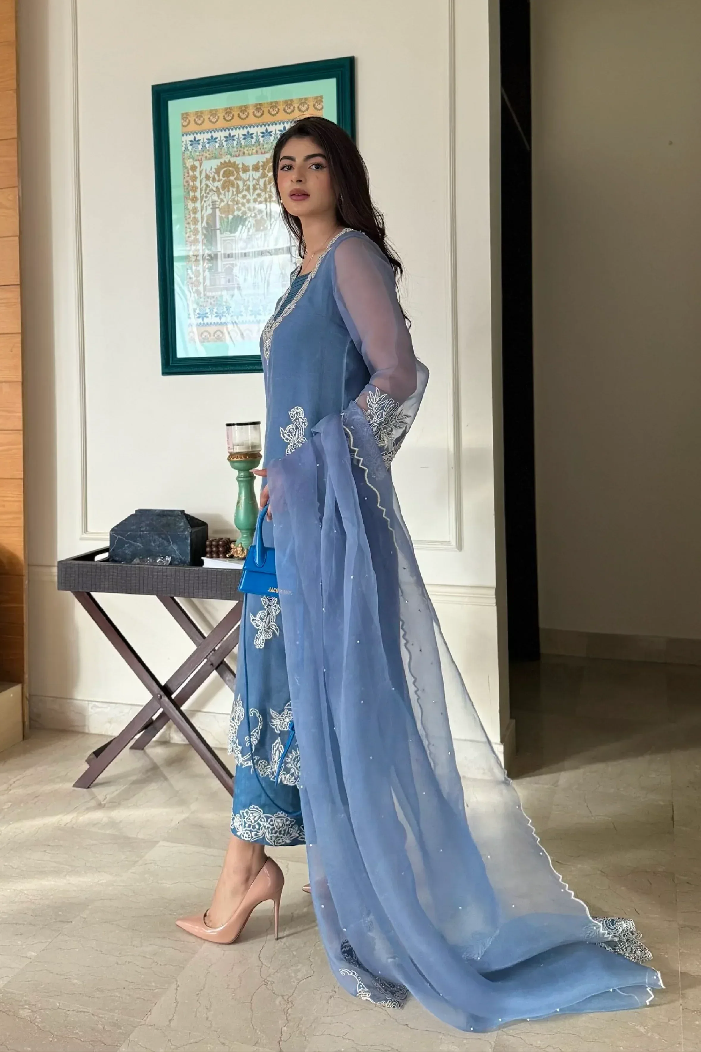 Muntaha | Zara Semi Formals | Exquisite Falak - Aqsa Fabrics