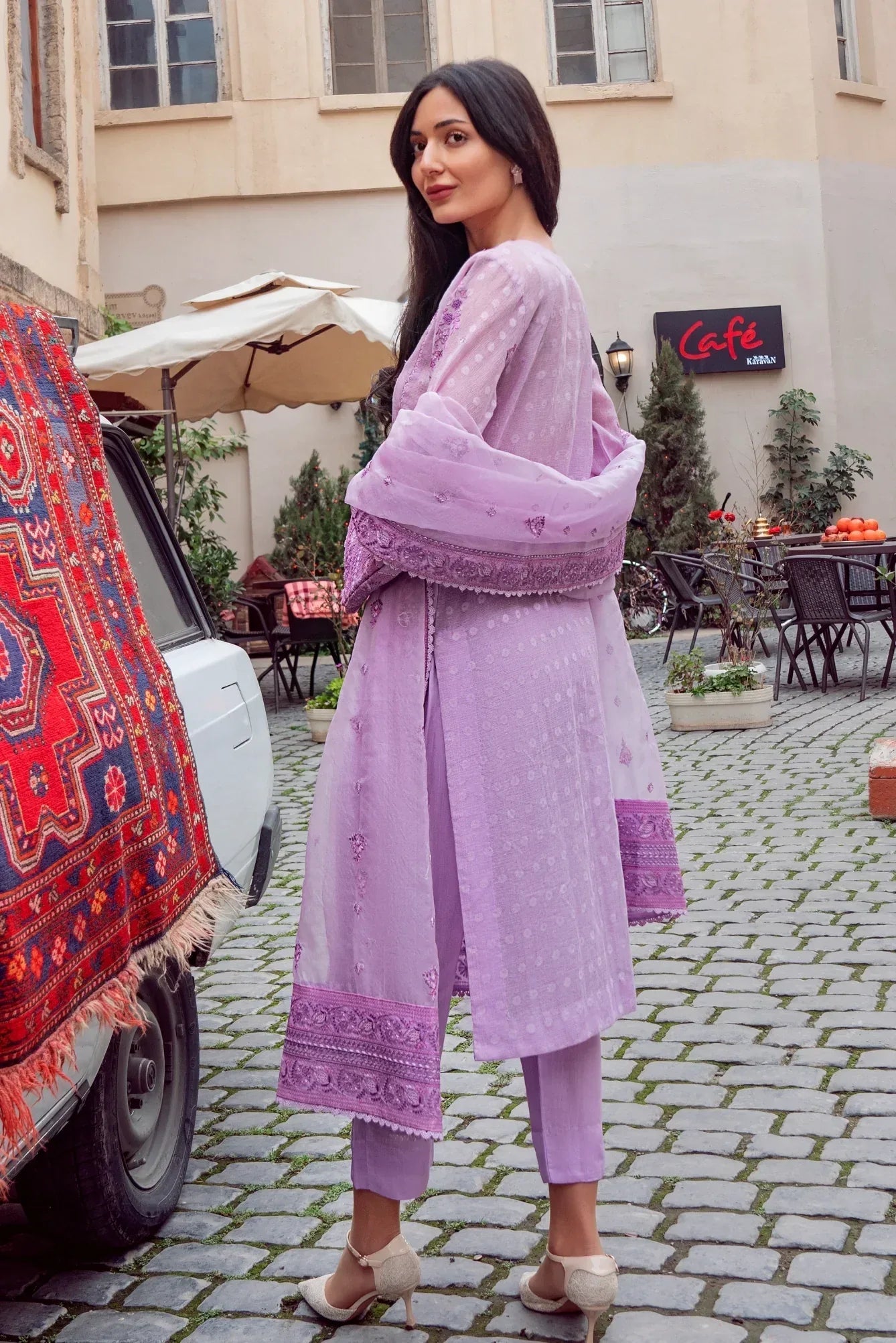 Muntaha | Noore e Zaib | Lilac - Parisa - Aqsa Fabrics