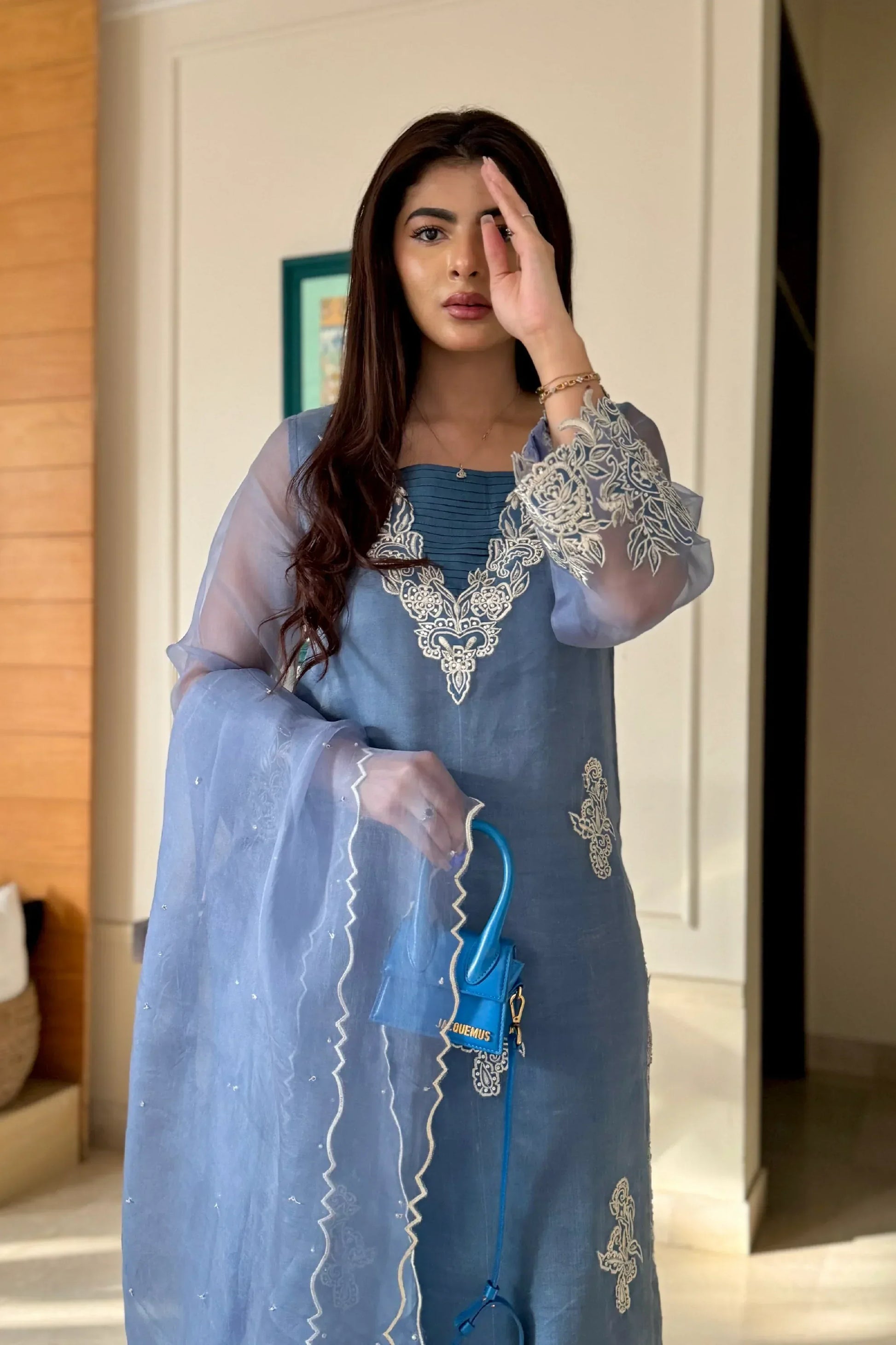 Muntaha | Zara Semi Formals | Exquisite Falak - Aqsa Fabrics