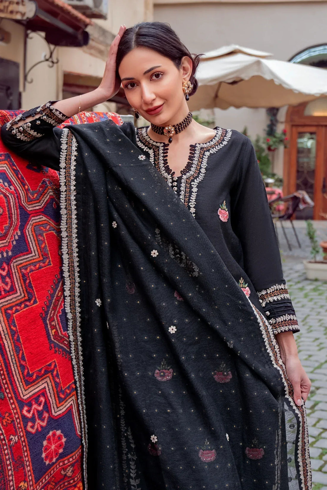 Muntaha | Noore e Zaib | Black - Raina - Aqsa Fabrics