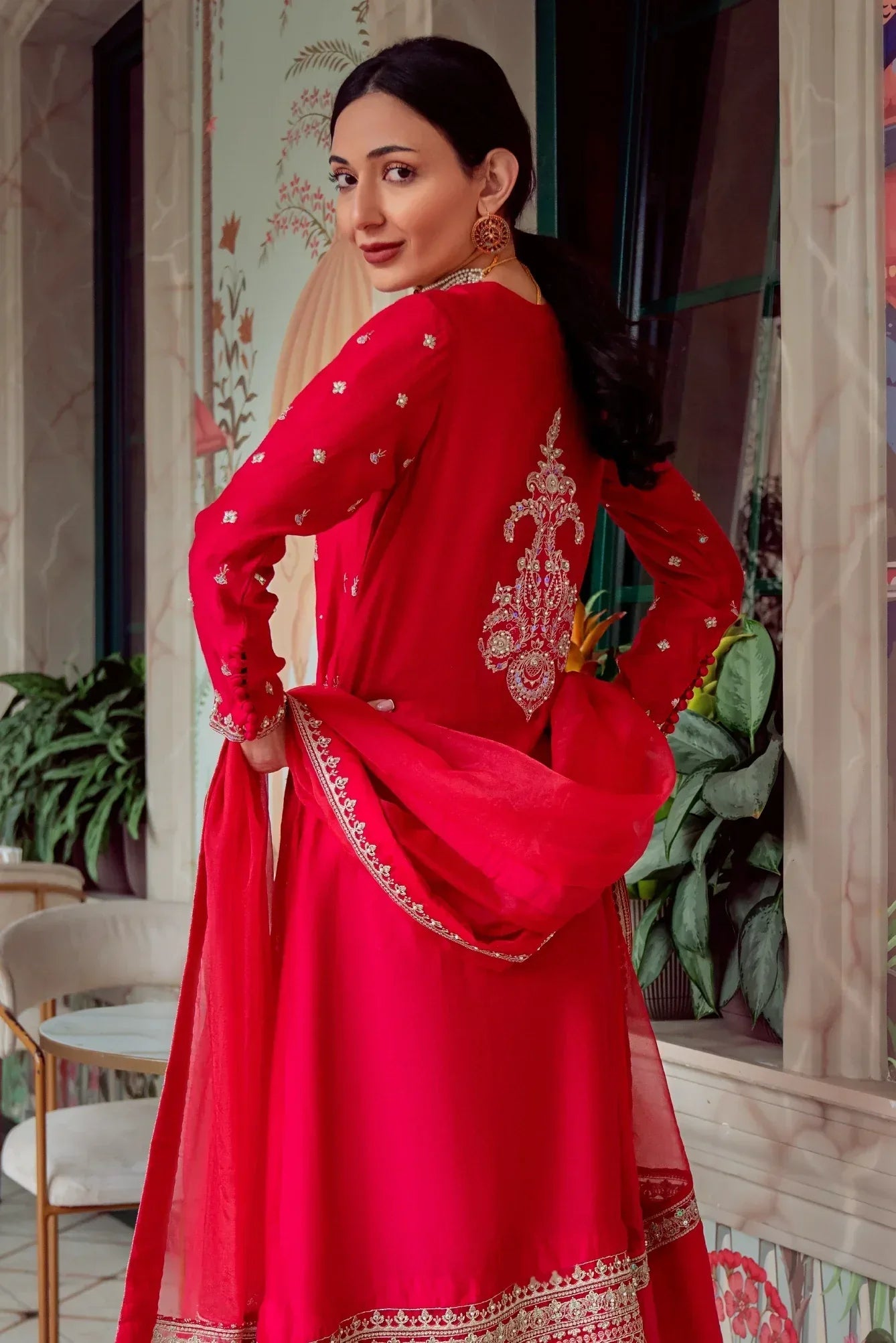 Muntaha | Noore e Zaib | Fucshia Pink - Mirana - Aqsa Fabrics