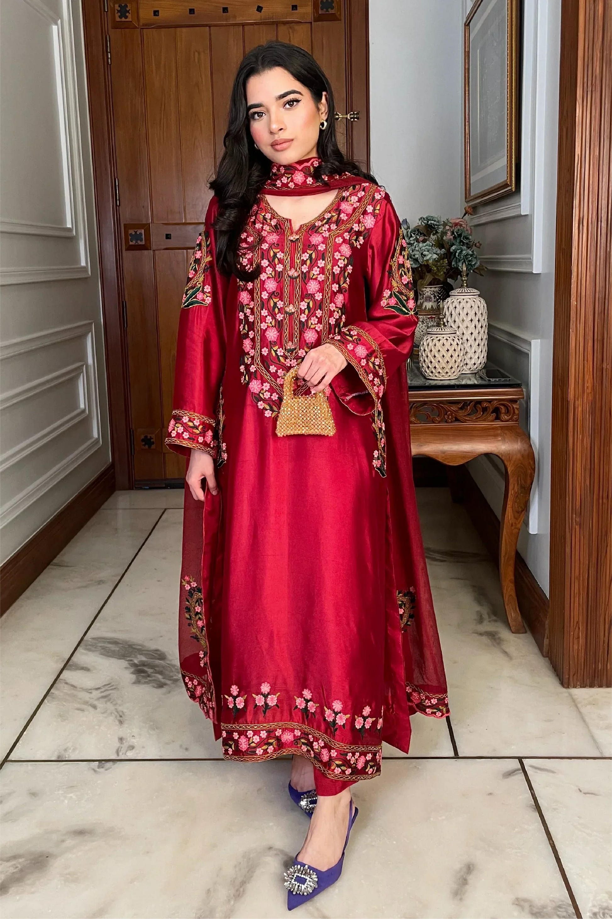 Muntaha | Zara Semi Formals | Gulbeen - Aqsa Fabrics