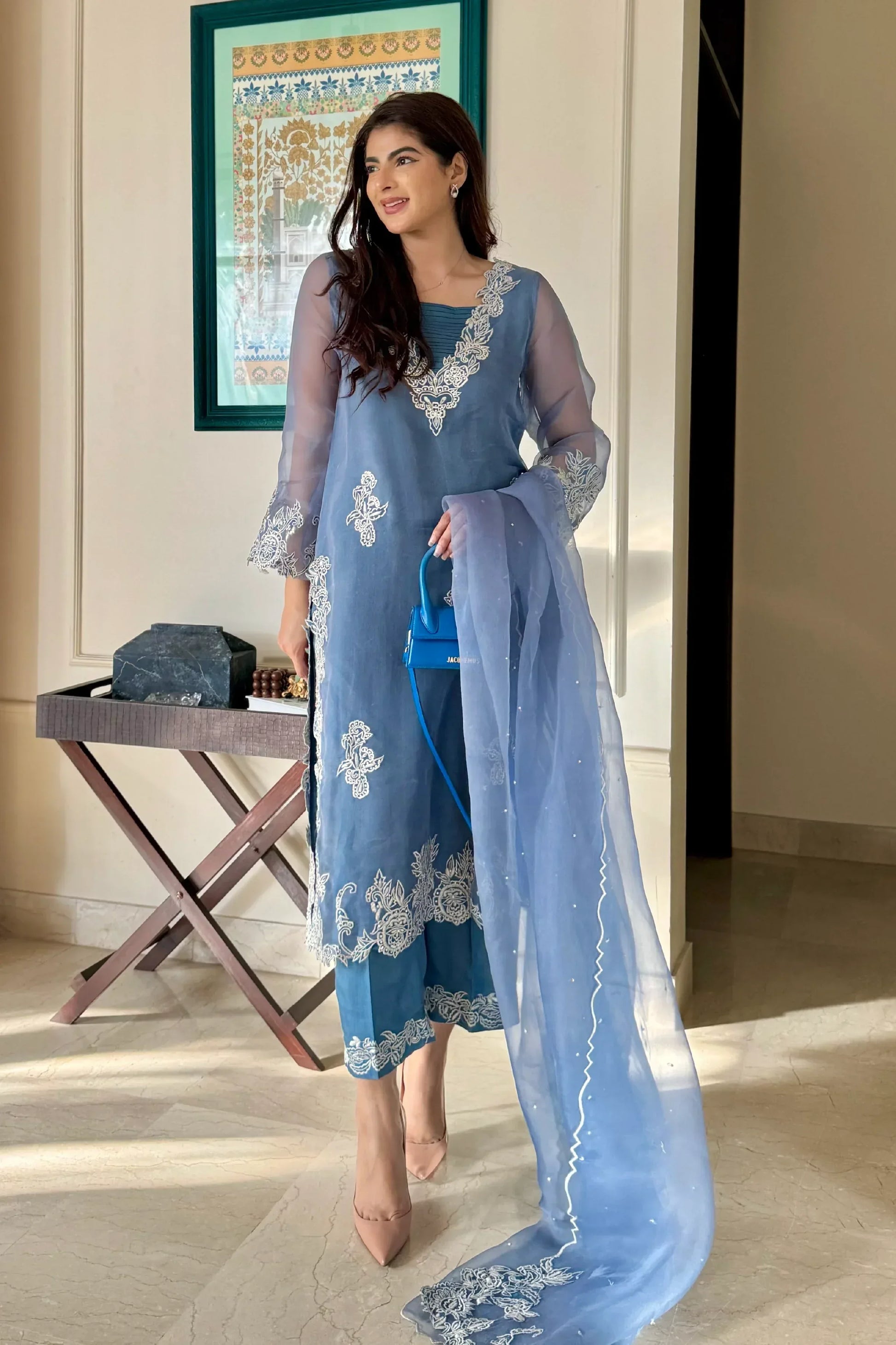Muntaha | Zara Semi Formals | Exquisite Falak - Aqsa Fabrics