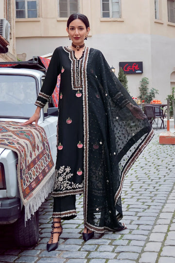 Muntaha | Noore e Zaib | Black - Raina - Aqsa Fabrics