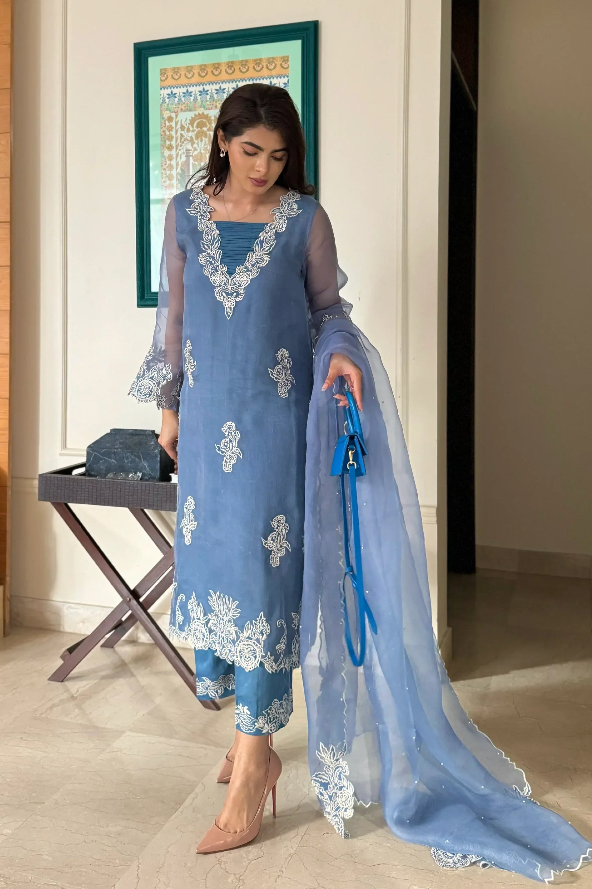Muntaha | Zara Semi Formals | Exquisite Falak - Aqsa Fabrics