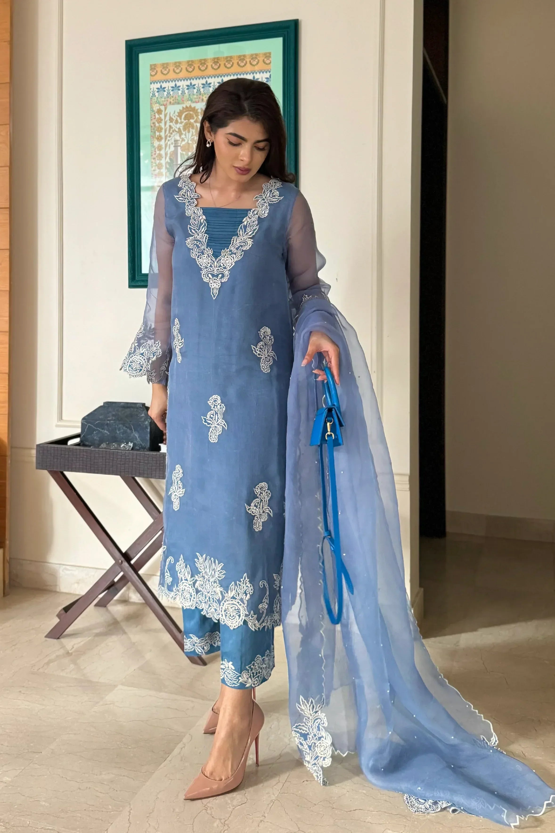 Muntaha | Zara Semi Formals | Exquisite Falak - Aqsa Fabrics