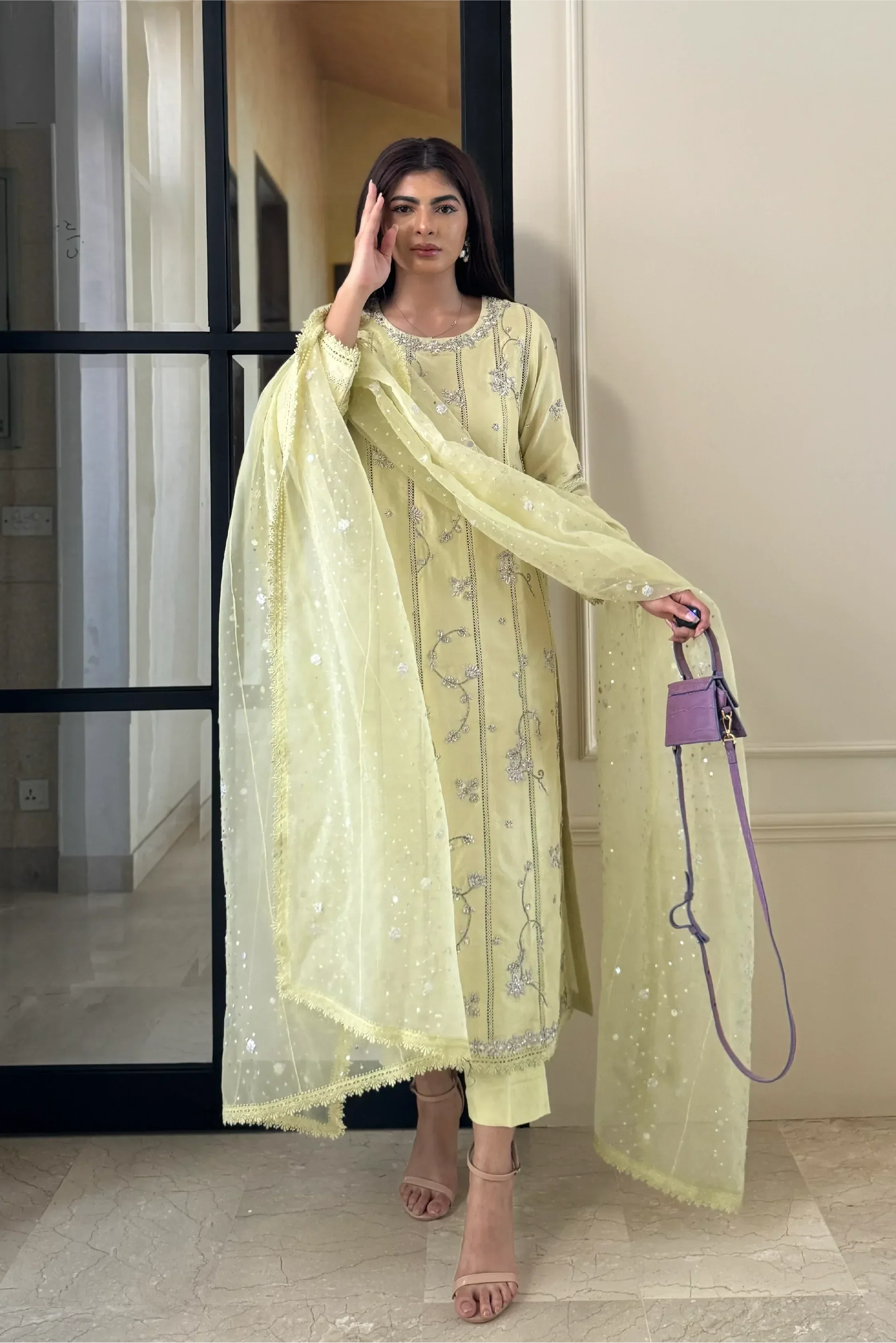 Muntaha | Formals | Kyra - Aqsa Fabrics