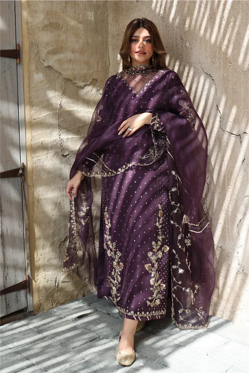 Muntaha | Formals | Zarnish - Aqsa Fabrics