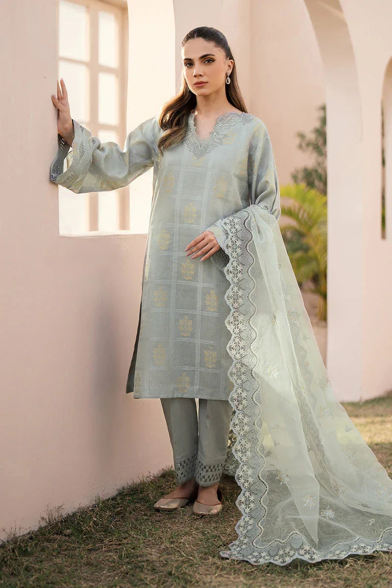 Baroque | Luxury Pret 24 | JACQUARD LAWN UF-603 - Aqsa Fabrics