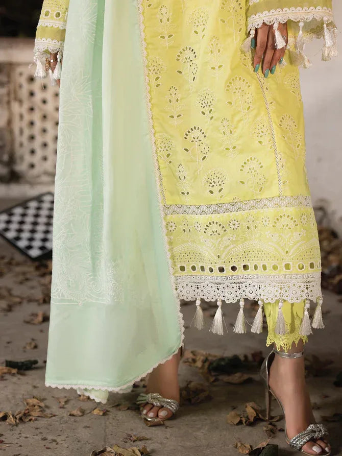 Faiza Faisal | Maya Luxury Lawn | Derya - Aqsa Fabrics