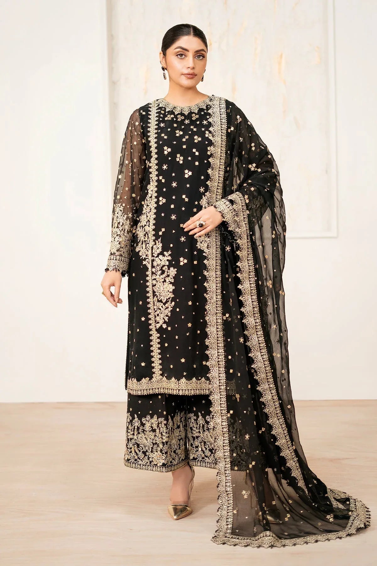 Baroque | Formal Collection |UF-4038 - Aqsa Fabrics