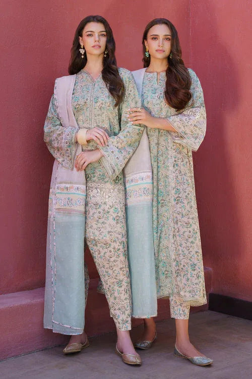 Baroque | Luxury Pret 24 | LAWN UF-577 - Aqsa Fabrics