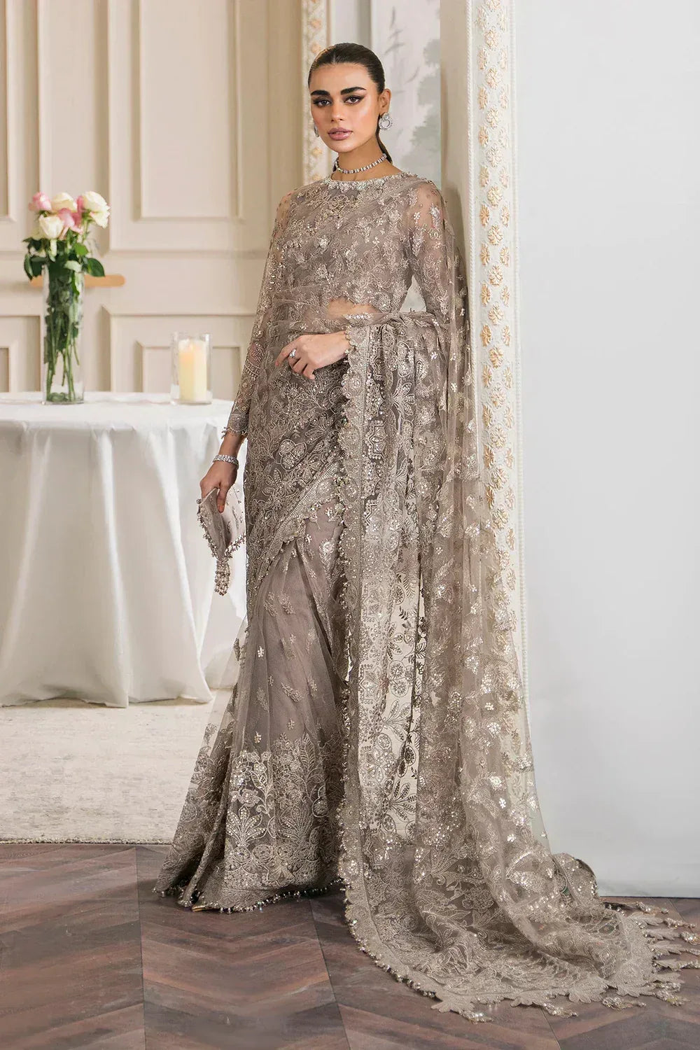 Baroque | Chantelle Embroidered Collection | CH12-06 - Aqsa Fabrics