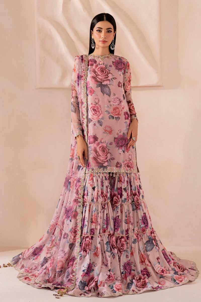 Baroque | Formal Collection | CHIFFON UF-708 - Aqsa Fabrics