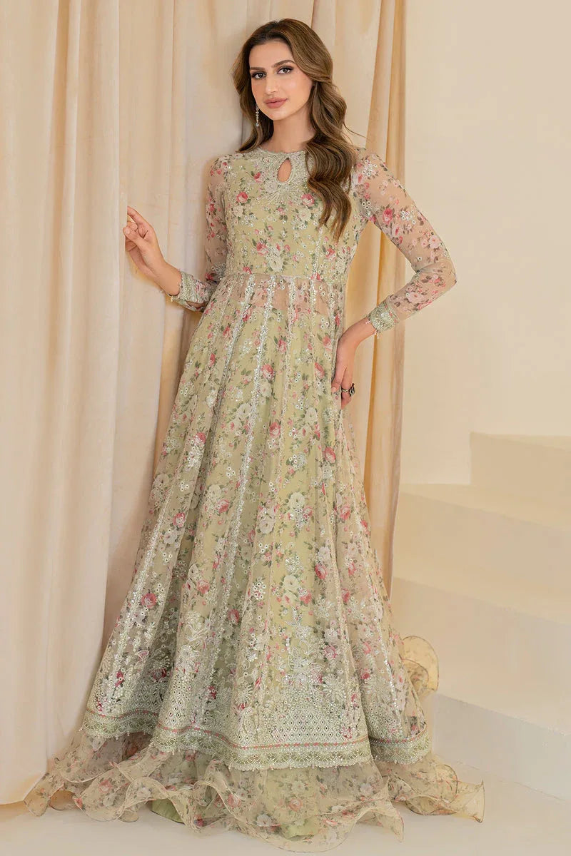 Jazmin | Formals Collection | CHIFFON UC-3048 - Aqsa Fabrics