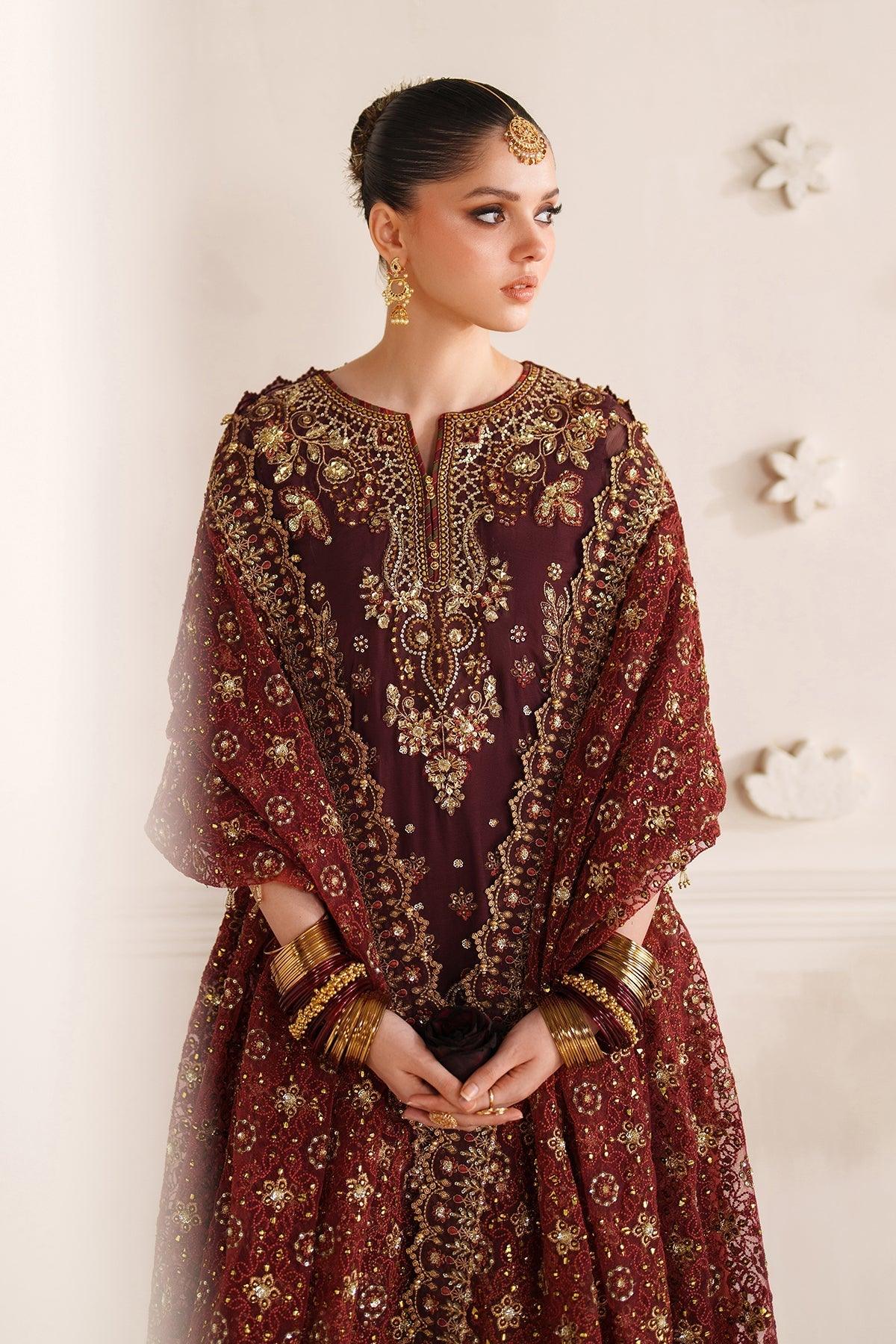 EMBROIDERED CHIFFON CH14-07 STITCHED