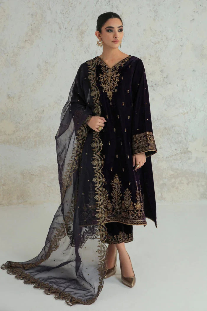 Baroque | Velvet 25 | UF-239 - Aqsa Fabrics