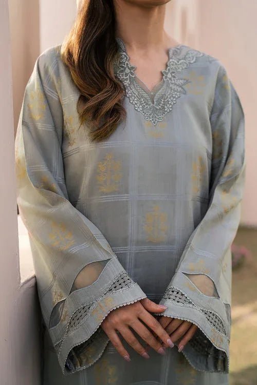 Baroque | Luxury Pret 24 | JACQUARD LAWN UF-603 - Aqsa Fabrics