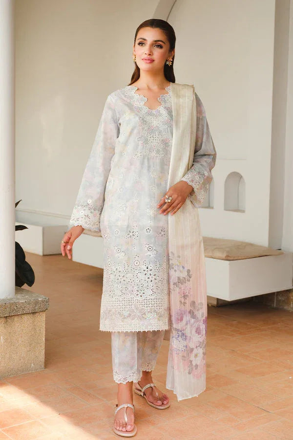 Baroque | Luxury Pret 24 | LAWN UF-657 - Aqsa Fabrics