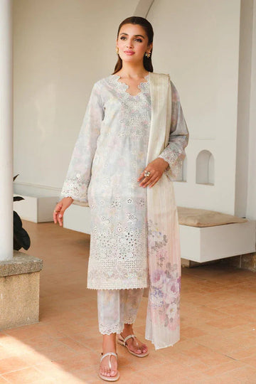Baroque | Luxury Pret 24 | LAWN UF-657 - Aqsa Fabrics