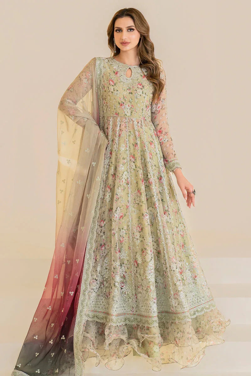 Jazmin | Formals Collection | CHIFFON UC-3048 - Aqsa Fabrics