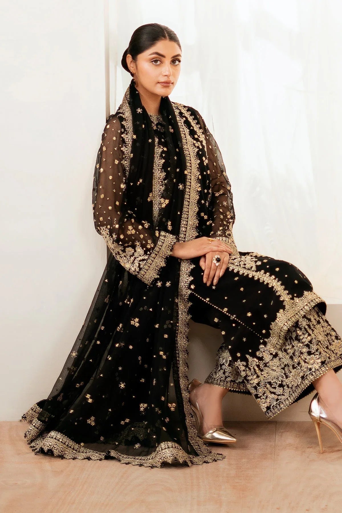 Baroque | Formal Collection |UF-4038 - Aqsa Fabrics