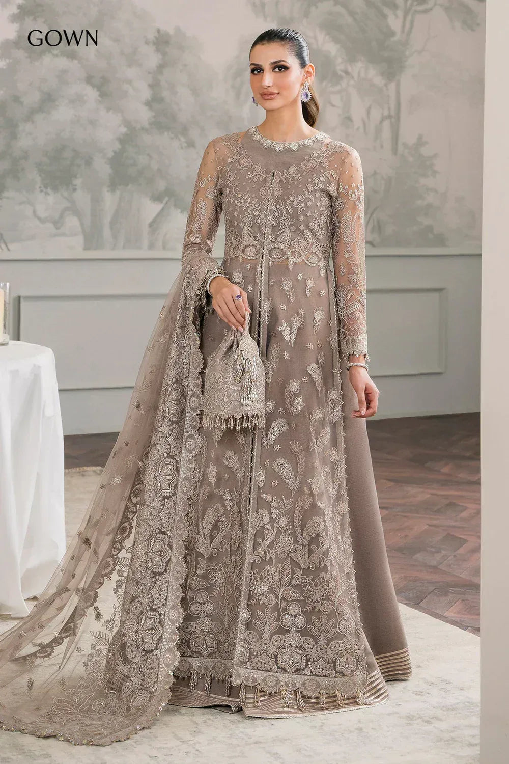 Baroque | Chantelle Embroidered Collection | CH12-06 - Aqsa Fabrics