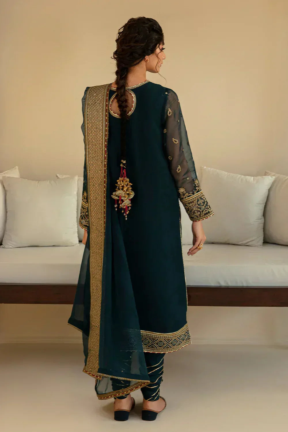 Baroque | Formals Collection | UF-393 - Aqsa Fabrics