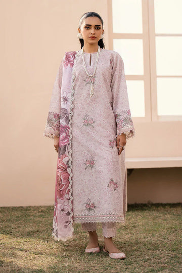 Baroque | Luxury Pret 24 | LAWN UF-604 - Aqsa Fabrics