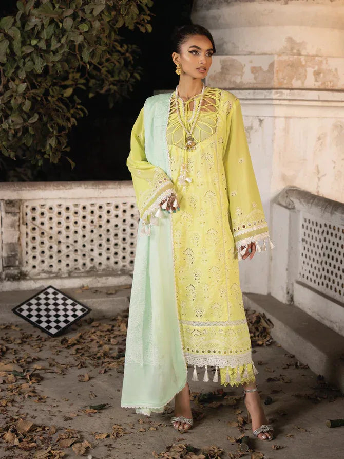 Faiza Faisal | Maya Luxury Lawn | Derya - Aqsa Fabrics