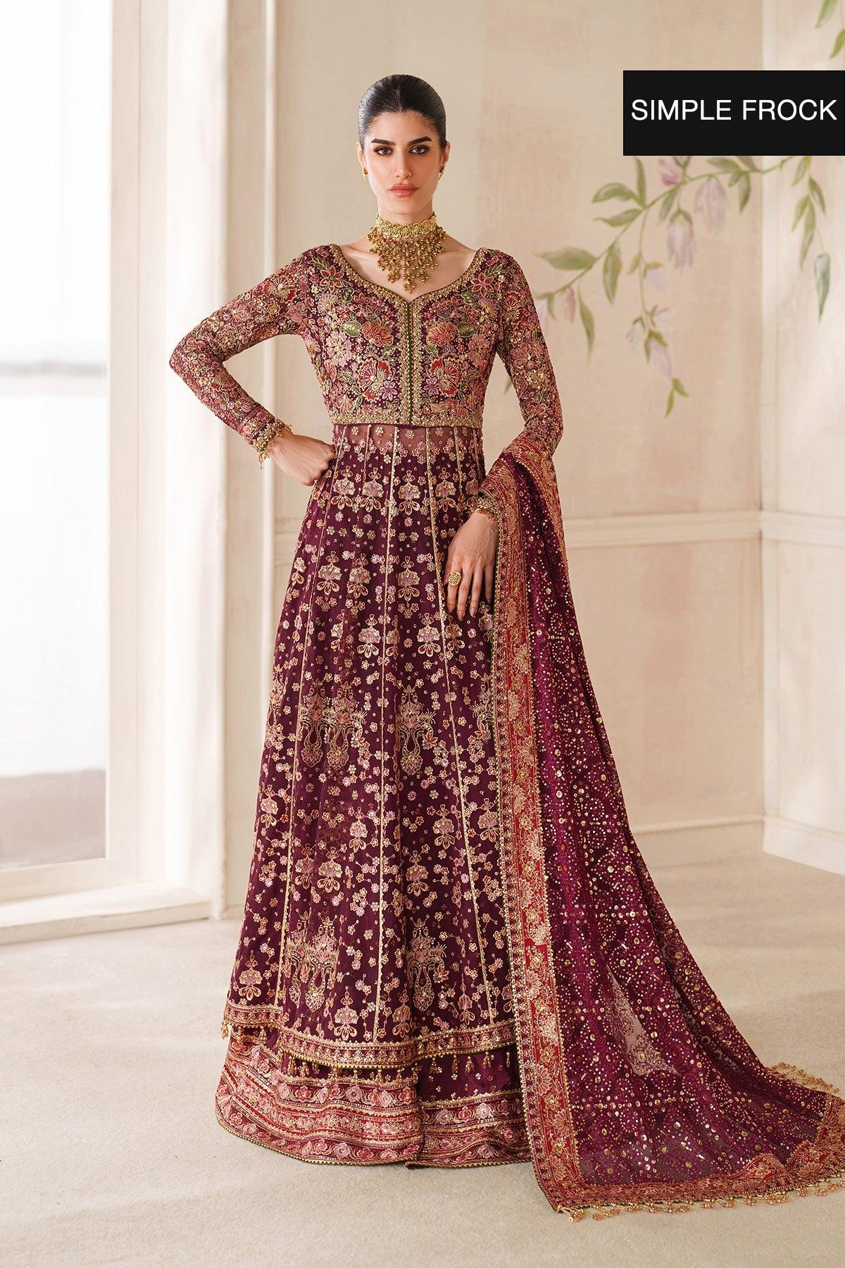 EMBROIDERED CHIFFON CH14-05 STITCHED