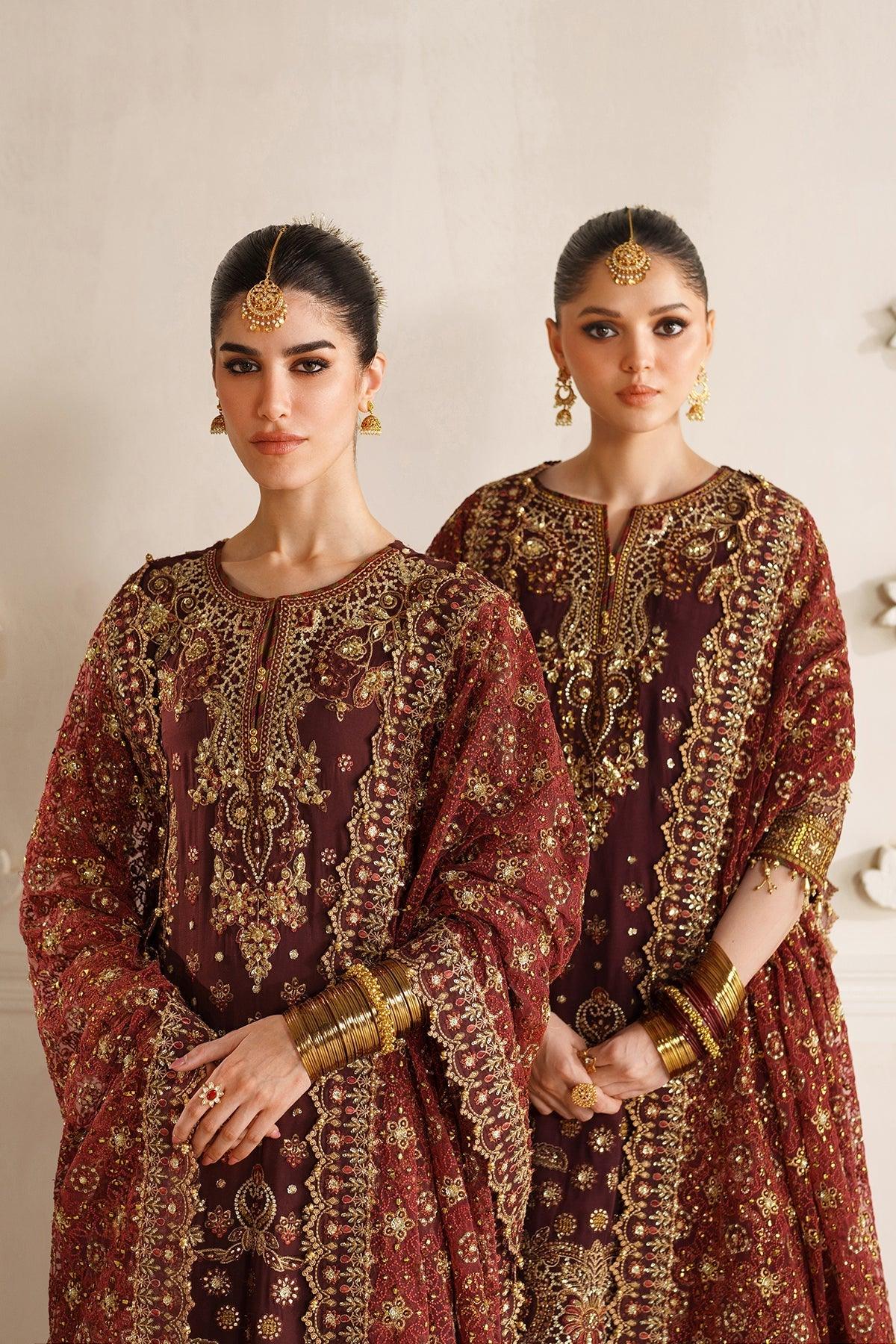 EMBROIDERED CHIFFON CH14-07 STITCHED