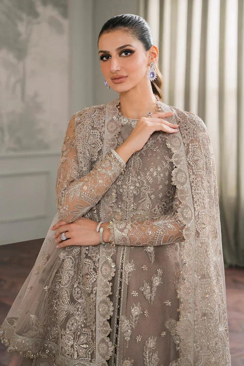 Baroque | Chantelle Embroidered Collection | CH12-06 - Aqsa Fabrics