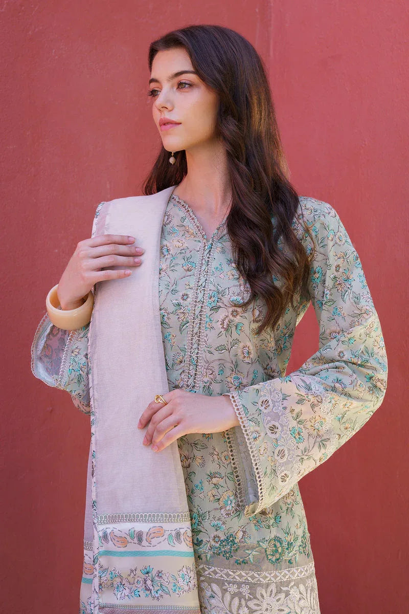 Baroque | Luxury Pret 24 | LAWN UF-576 - Aqsa Fabrics