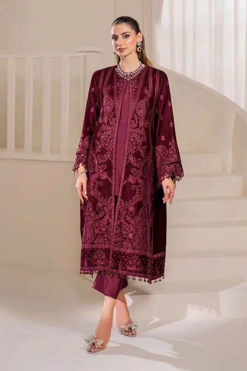 Baroque | Velvet 25 | UF-758 - Aqsa Fabrics