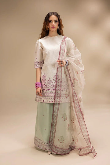 Erum Khan | Lillia Summer Edit | Pearl Blush - Aqsa Fabrics
