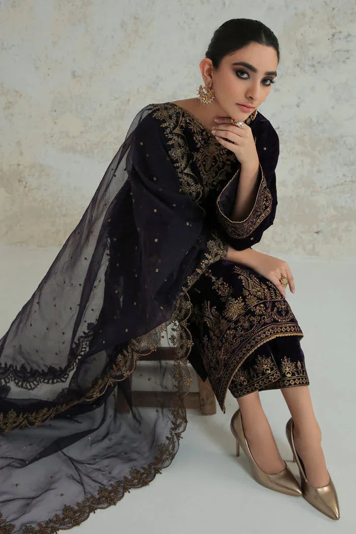 Baroque | Velvet 25 | UF-239 - Aqsa Fabrics