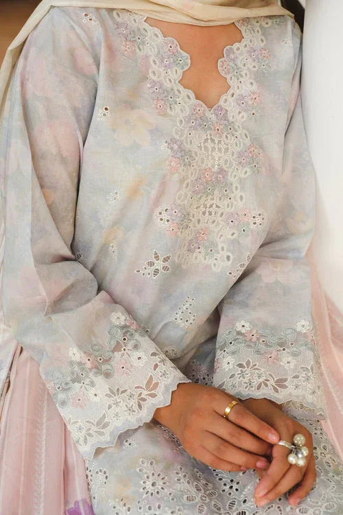 Baroque | Luxury Pret 24 | LAWN UF-657 - Aqsa Fabrics