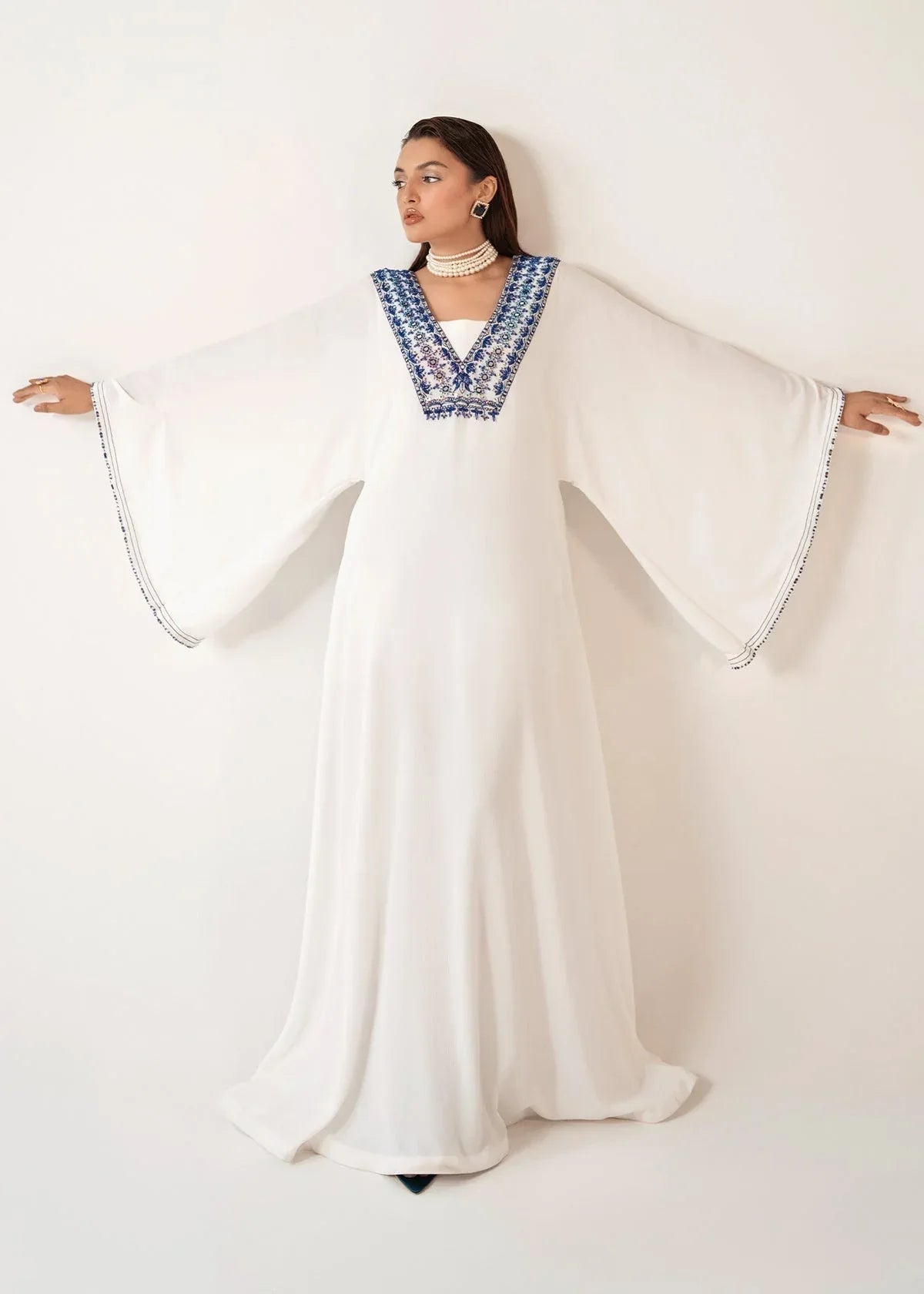 Dastoor | Euphoria Luxury Pret 24 | Marshmallow - Aqsa Fabrics