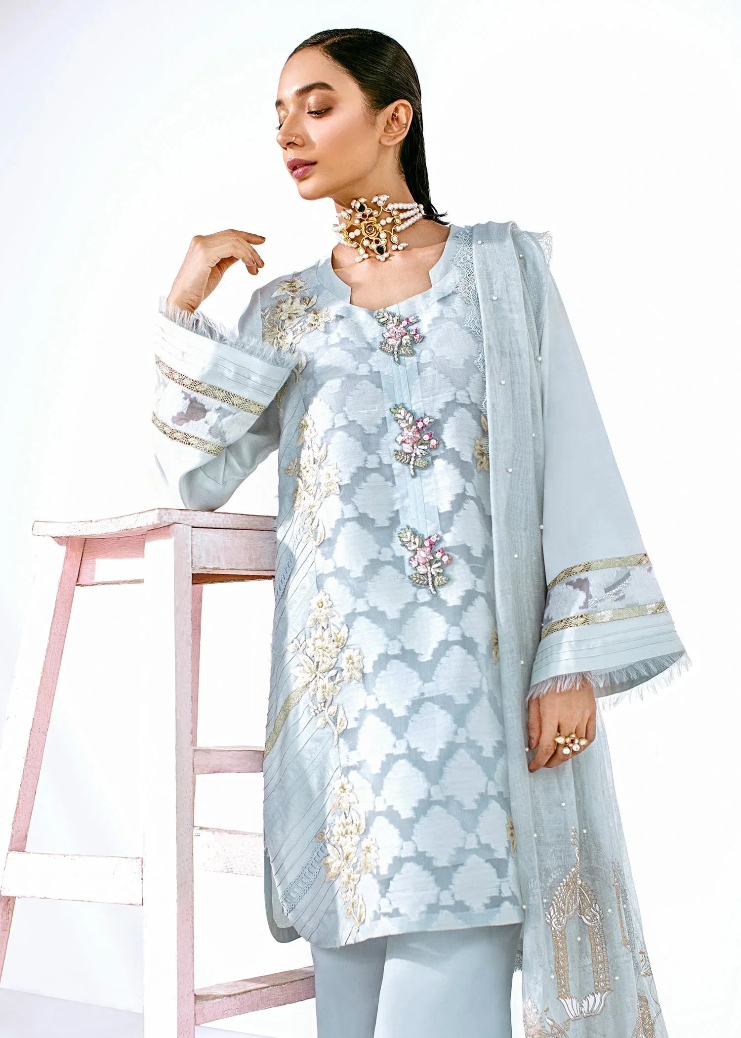 Saira Shakira | Luxury Pret | Elena - Aqsa Fabrics