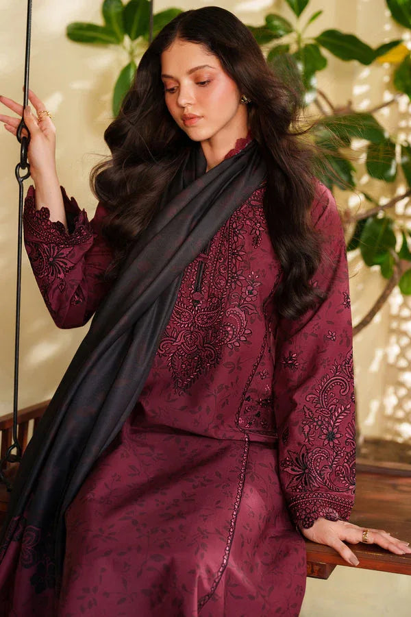 Farasha | Meline Premium Viscose 25 | Sable Bloom - Aqsa Fabrics