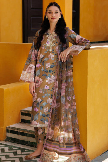 Farasha | Printed Essentials | Fawn Bliss - Aqsa Fabrics