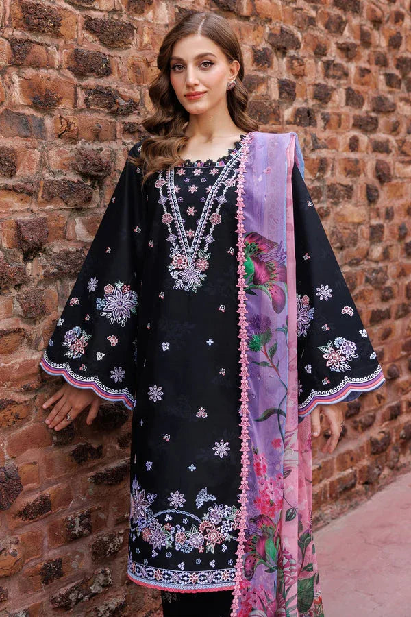 Farasha | Printed Essentials | Sable - Aqsa Fabrics