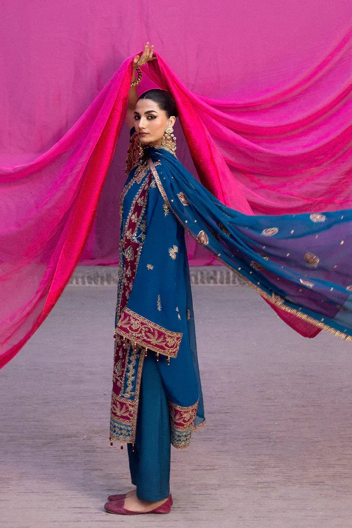 Emaan Adeel | The empress wedding formals | VELANIS - Aqsa Fabrics