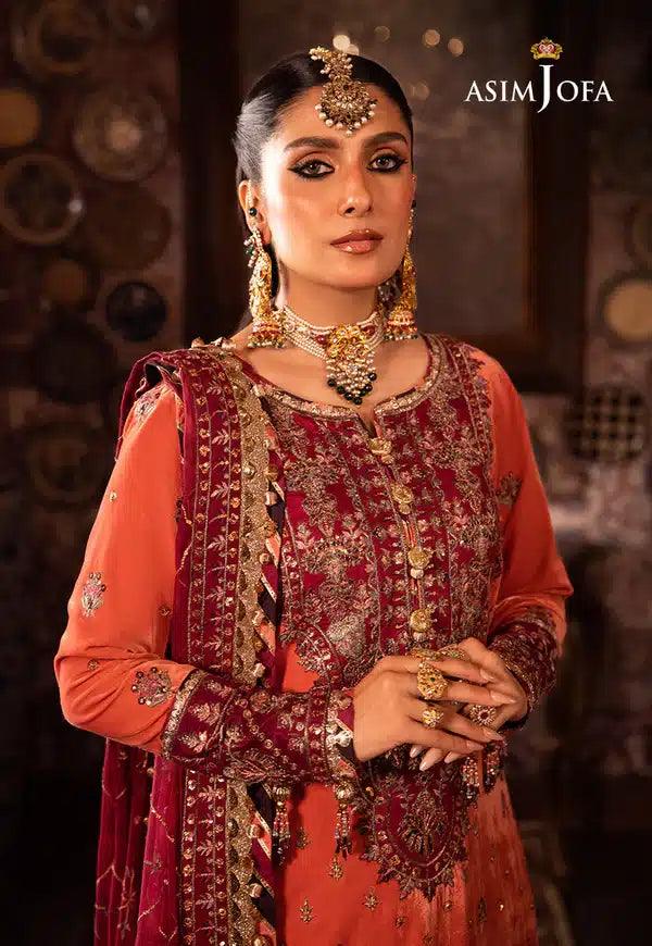 Asim Jofa | Makhmal Wedding Velvet 23 | AJMM-01 - Aqsa Fabrics