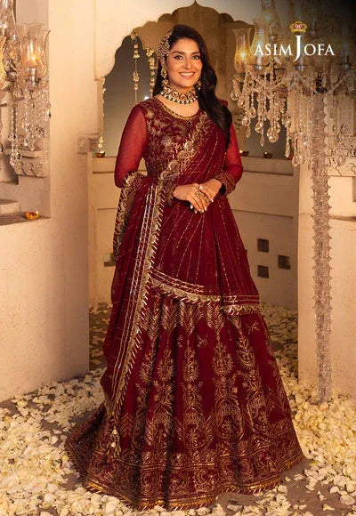 Asim Jofa | Shehnai Festive Collection | AJSH-16 - Aqsa Fabrics