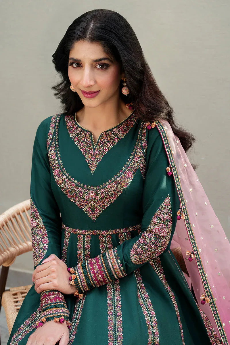 Jazmin | Shahkaar Luxury Lawn 25 | SL25-D1 - Aqsa Fabrics