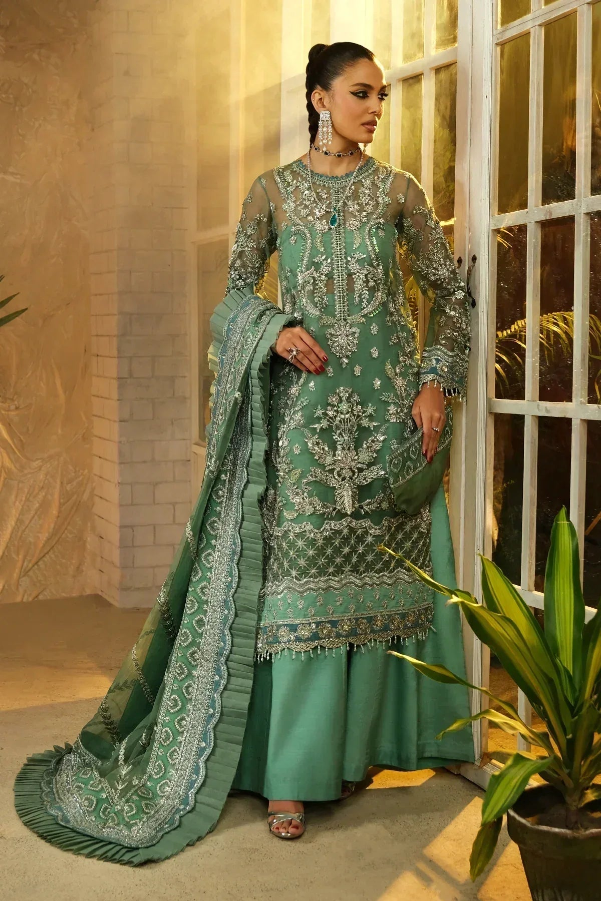 Mina Kashif | Kahani Luxury Formals 23 | Menara - Aqsa Fabrics