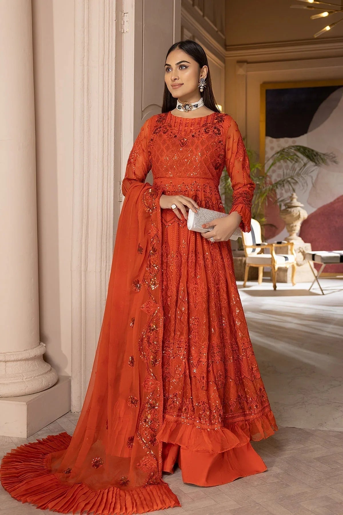Charizma | Statement Dresses | STM23-08-S - Aqsa Fabrics