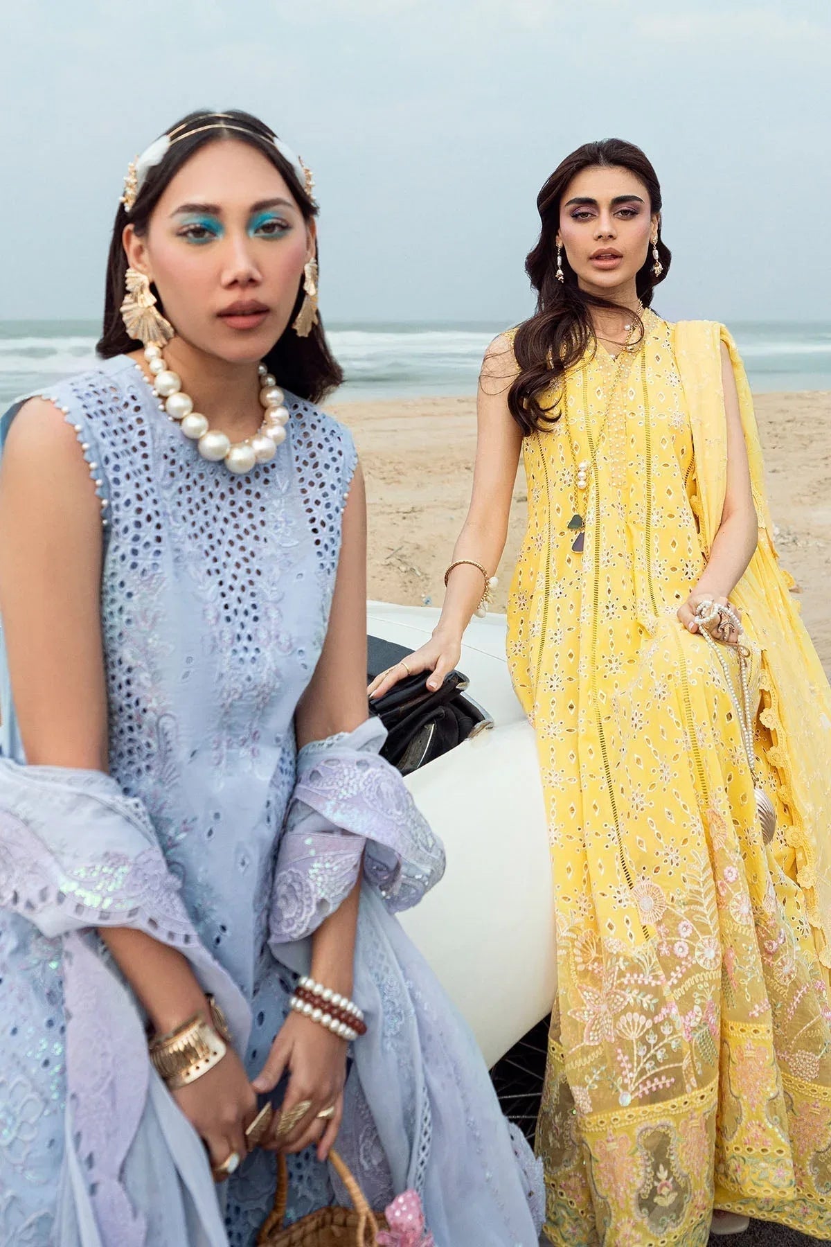 Nureh | Khuwab Luxury Lawn | NE-150 - Aqsa Fabrics